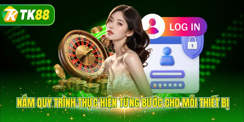Nắm quy trình thực hiện từng bước cho mỗi thiết bị