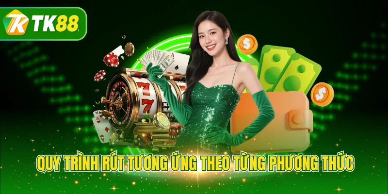Quy trình rút tương ứng theo từng phương thức